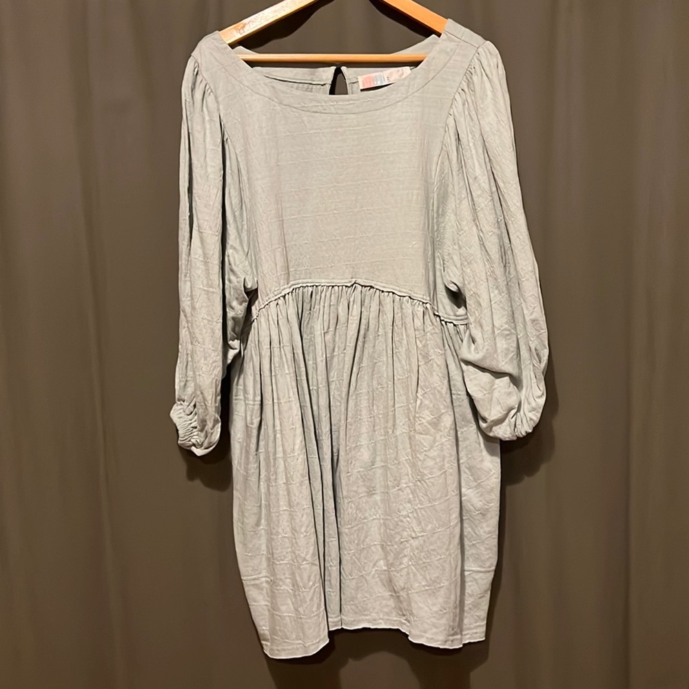 Free People Beach Baby-doll Dress in Slate